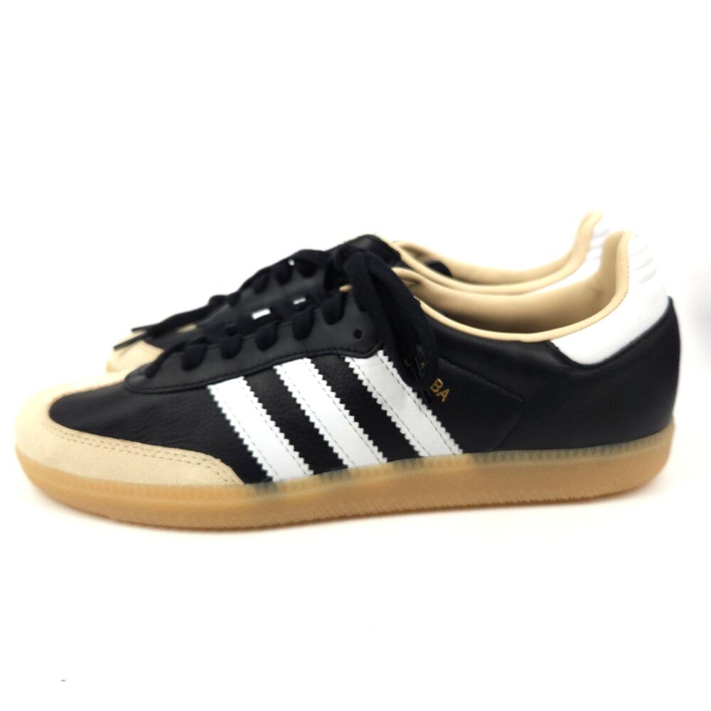 Adidas Samba OG Shoes Men Size 9 Black Cloud White Gum JS3832 - Picture 3 of 9